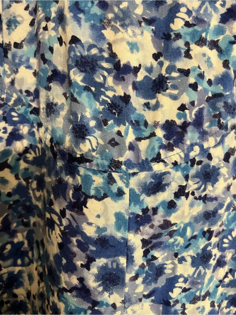 All That Jazz Beautiful Blue Floral A-Line Maxi Dress with Tie Back
